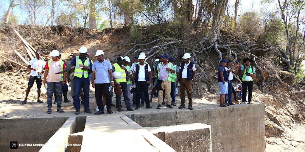 Mission de supervision d'AD2M II - Visite au périmètre irrigué de Vondrove - district de Manja par le FIDA et le MINAE - novembre 2025